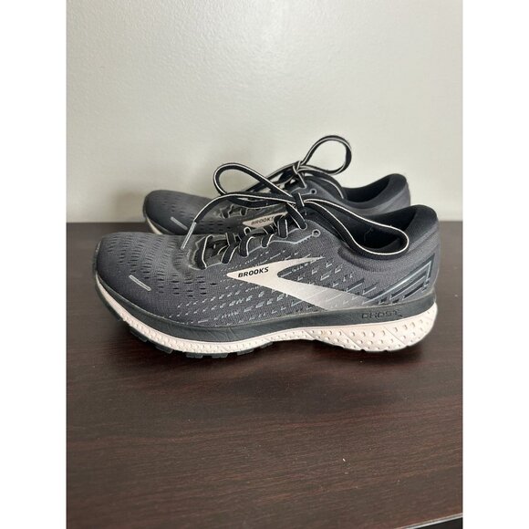 Brooks Ghost 13 Running Shoes Womens Size 8 BLACK PEARL Athletic Trainers - Picture 3 of 10